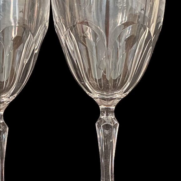 Water Goblet Wine Glass Washington by Cristal D'Arques Durand Set of 2 - Picture 5 of 9